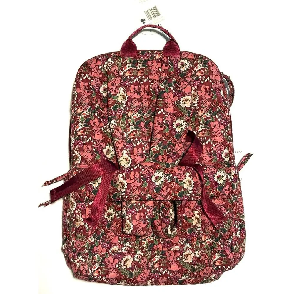 Vera Bradley Minnie Mouse Daisy Duck Hidden Hearts Lrg Backpack Bag Travel EXACT